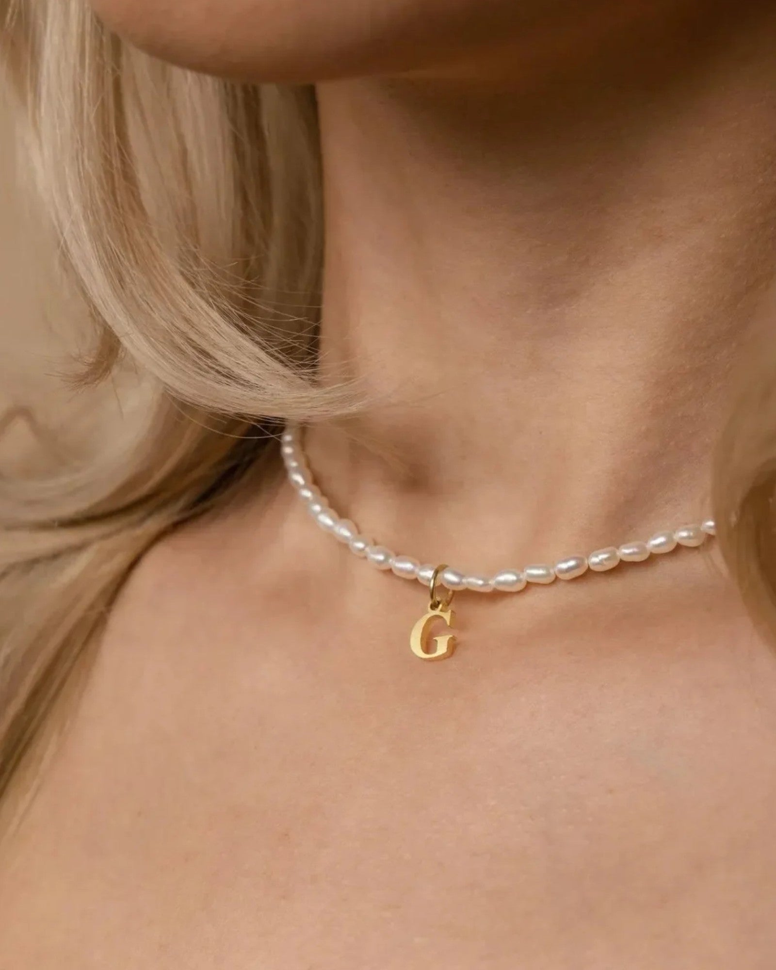 Collier Vaia Pearl Initial