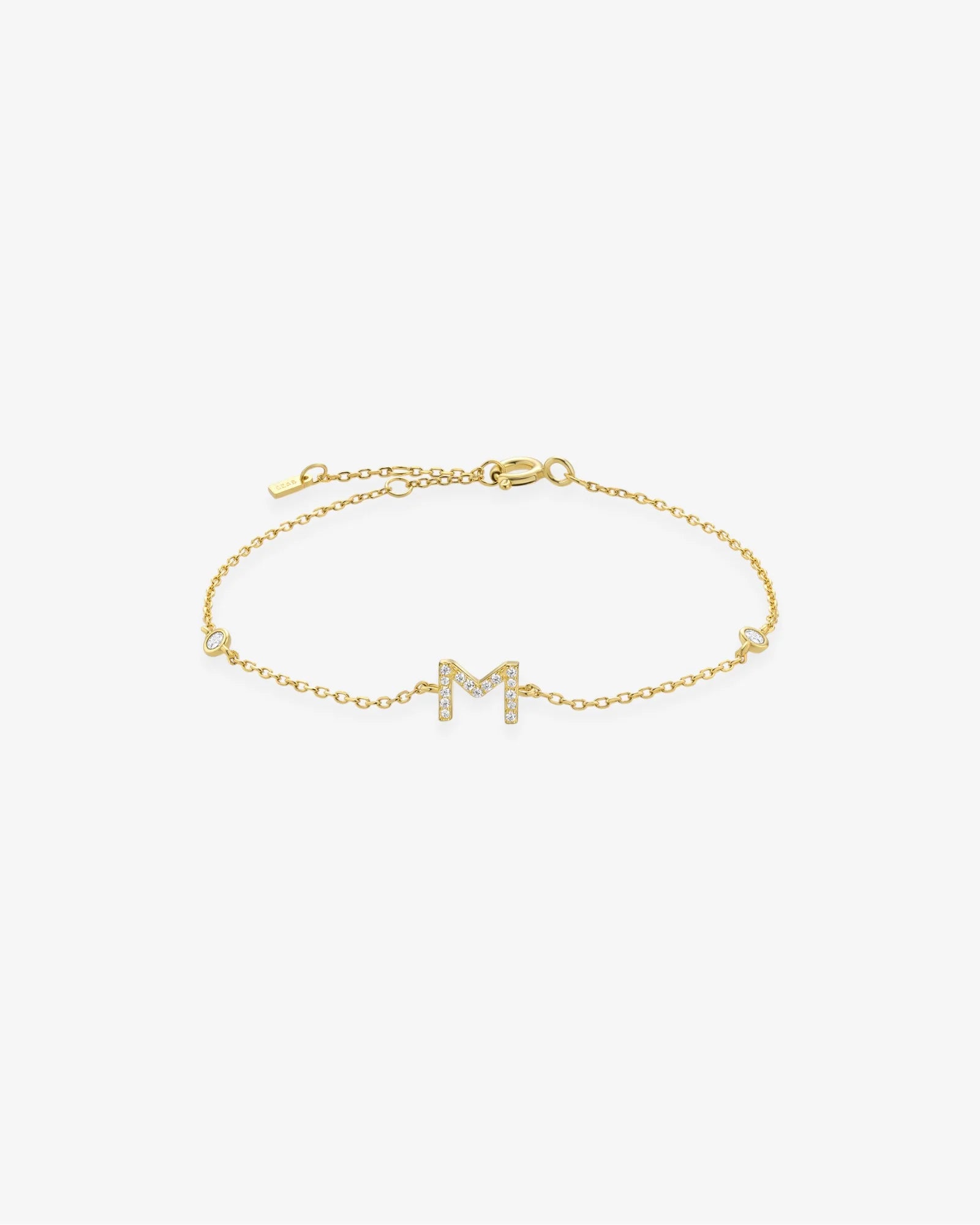 Vaia Initial Pave Bracelet