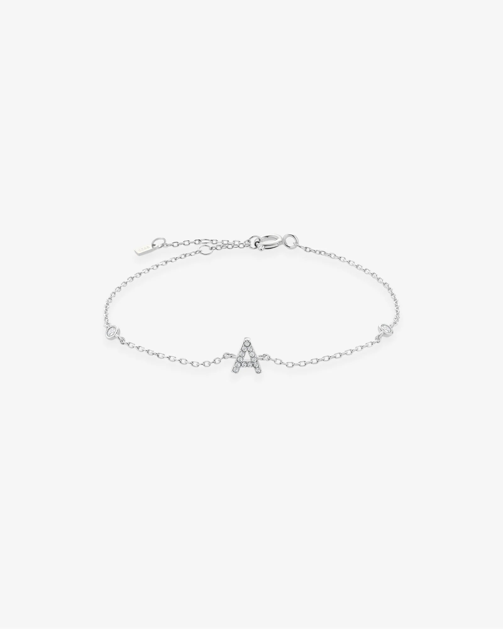 Vaia Initial Pave Bracelet