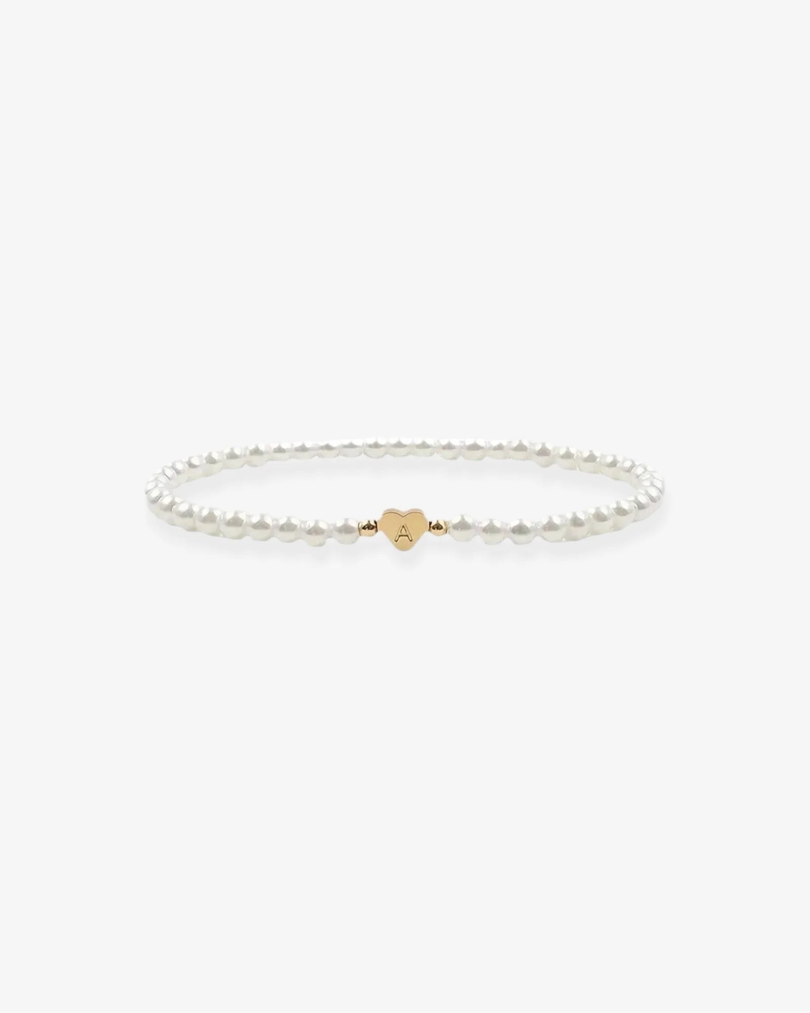Vaia Initial Pearl Bracelet