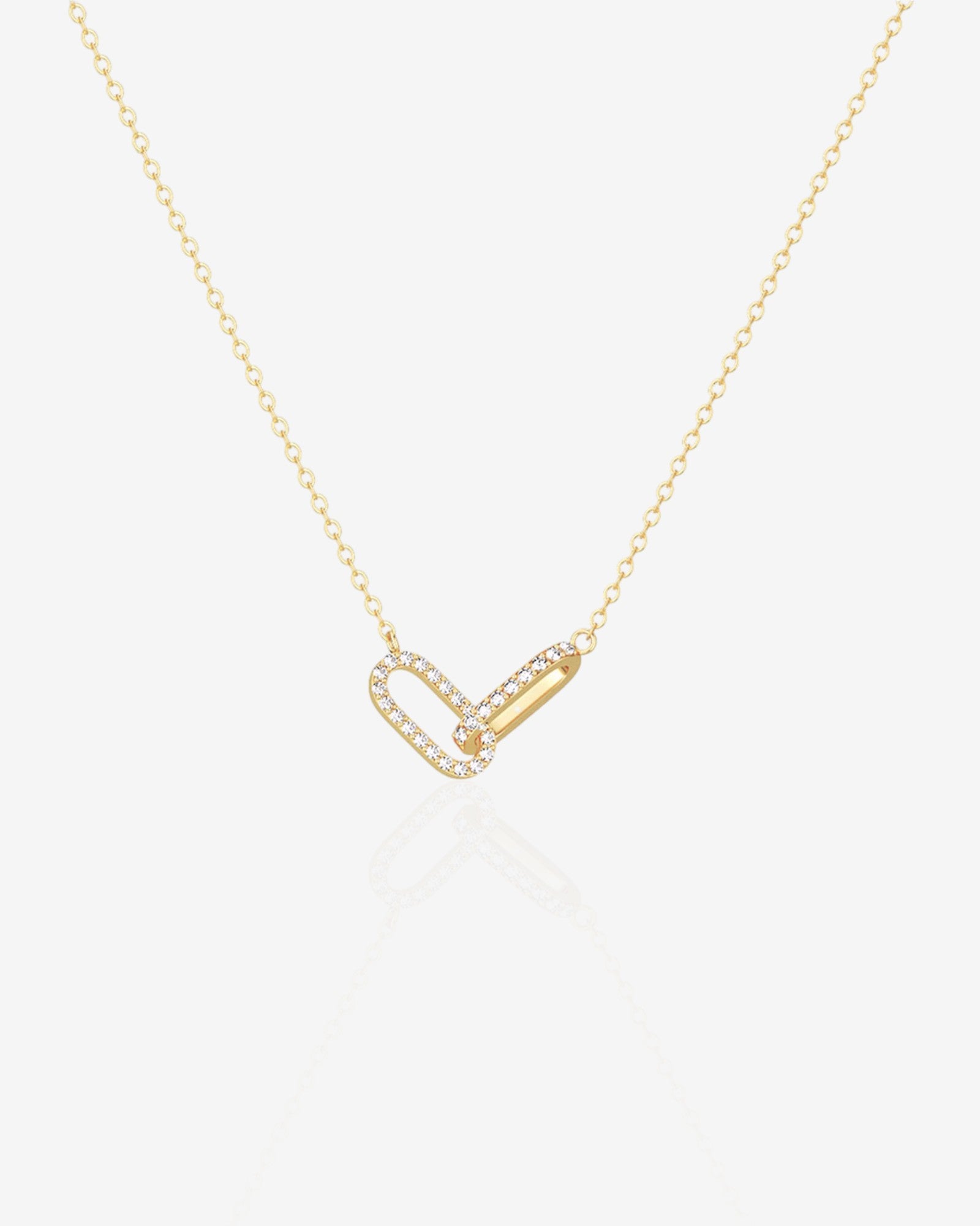 Vaia Pave Link Necklace