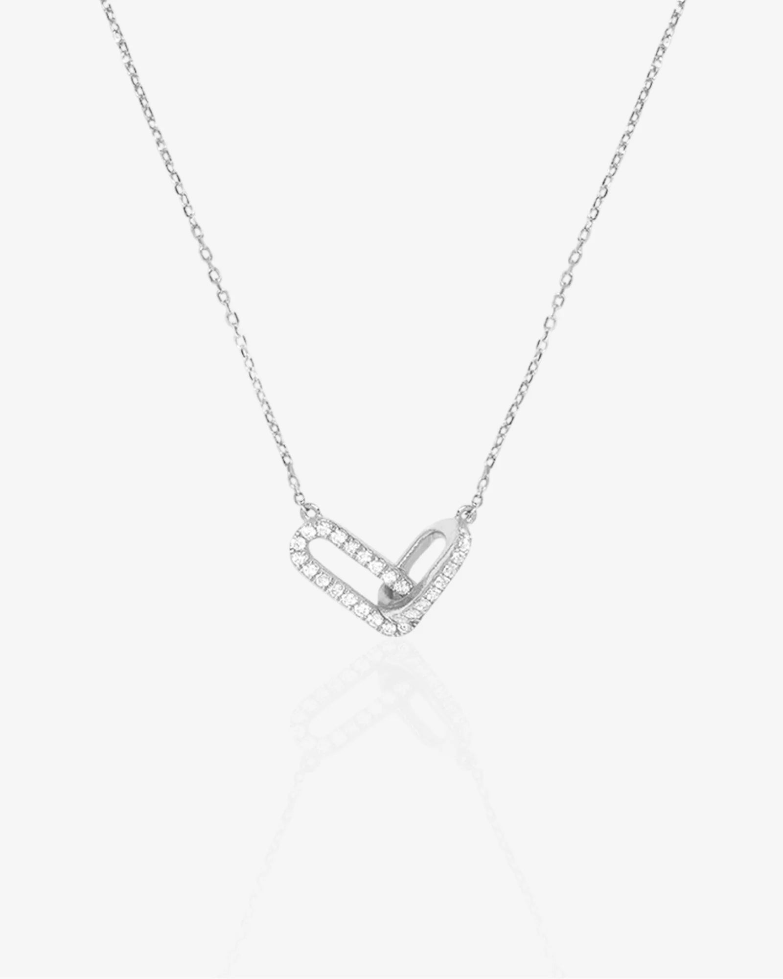 Vaia Pave Link Necklace