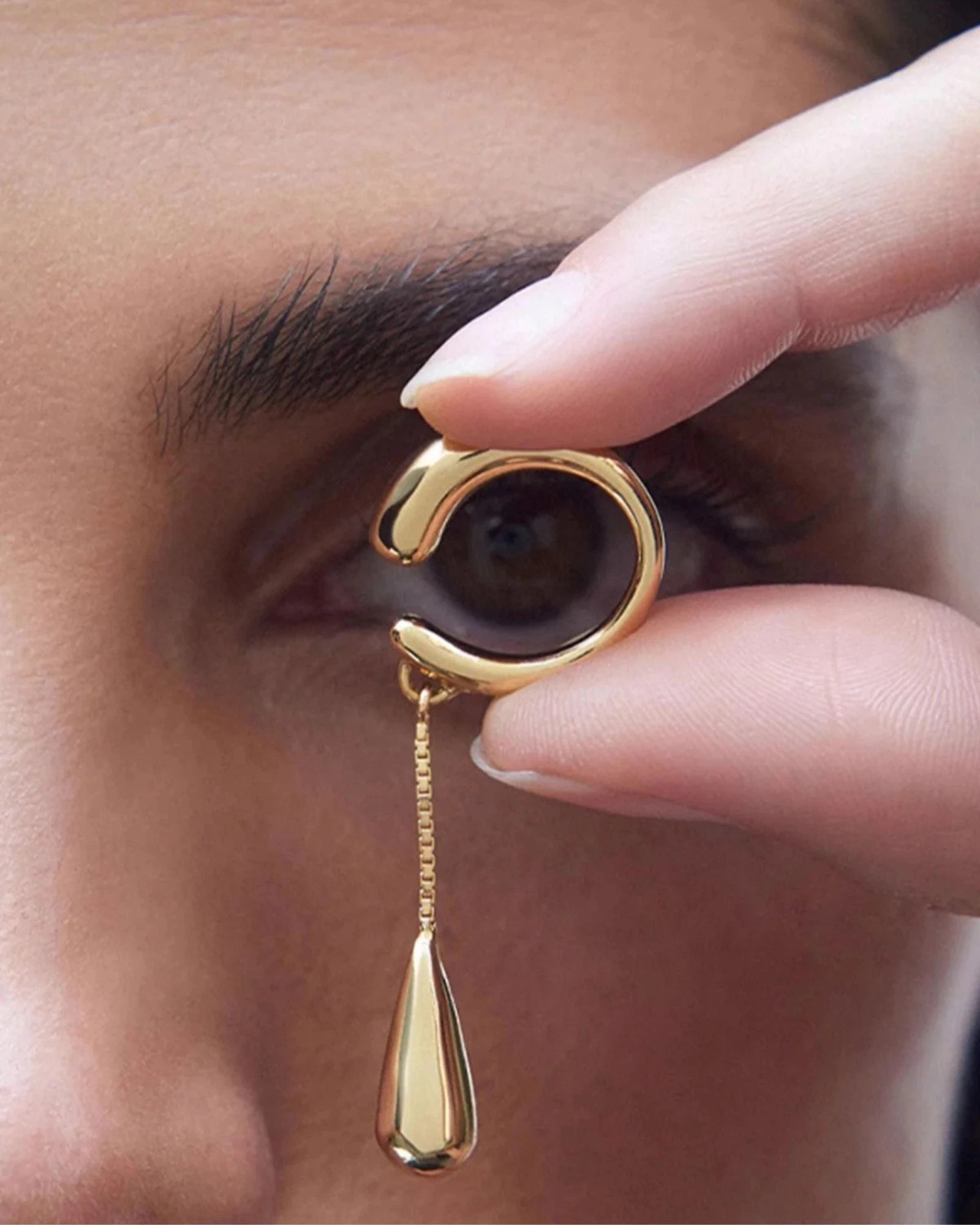 Teardrop Ear Cuff