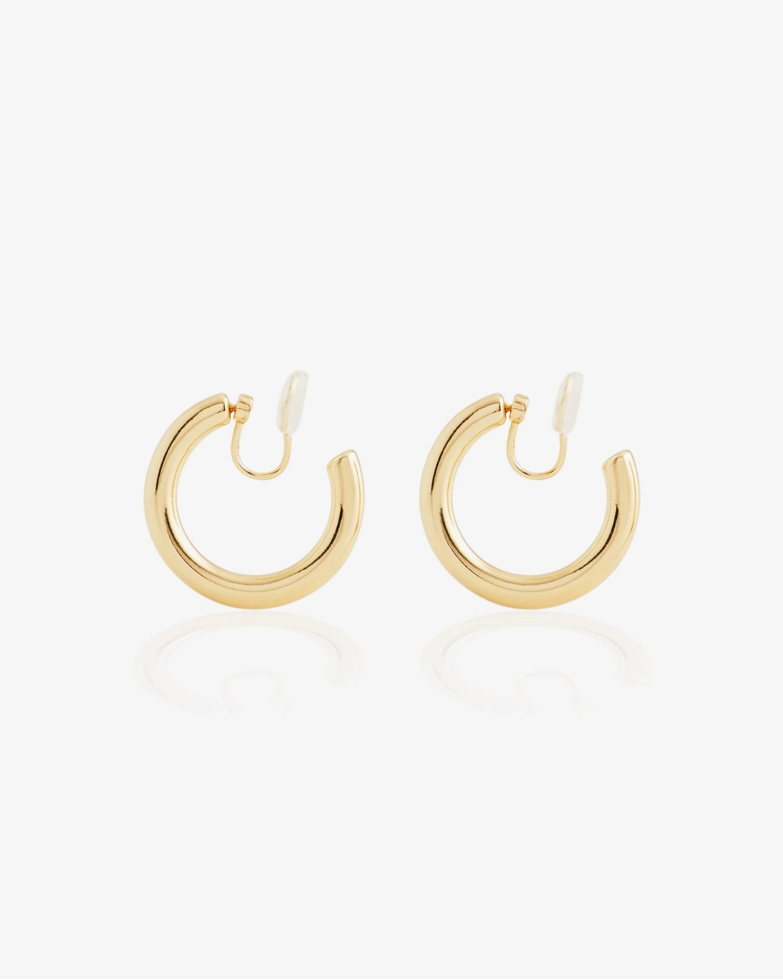 Chunky Medium Clip-on Hoops