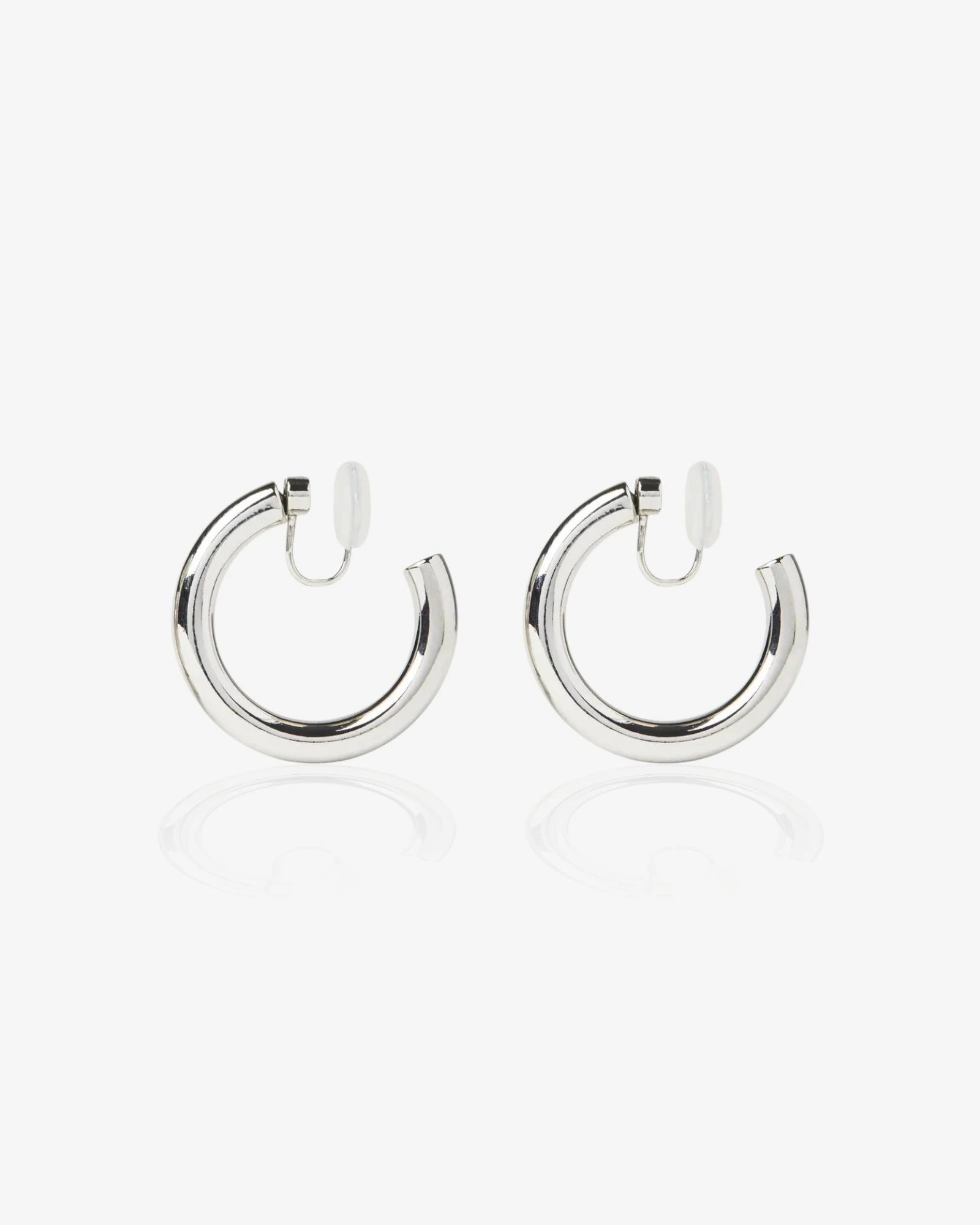 Chunky Medium Clip-on Hoops