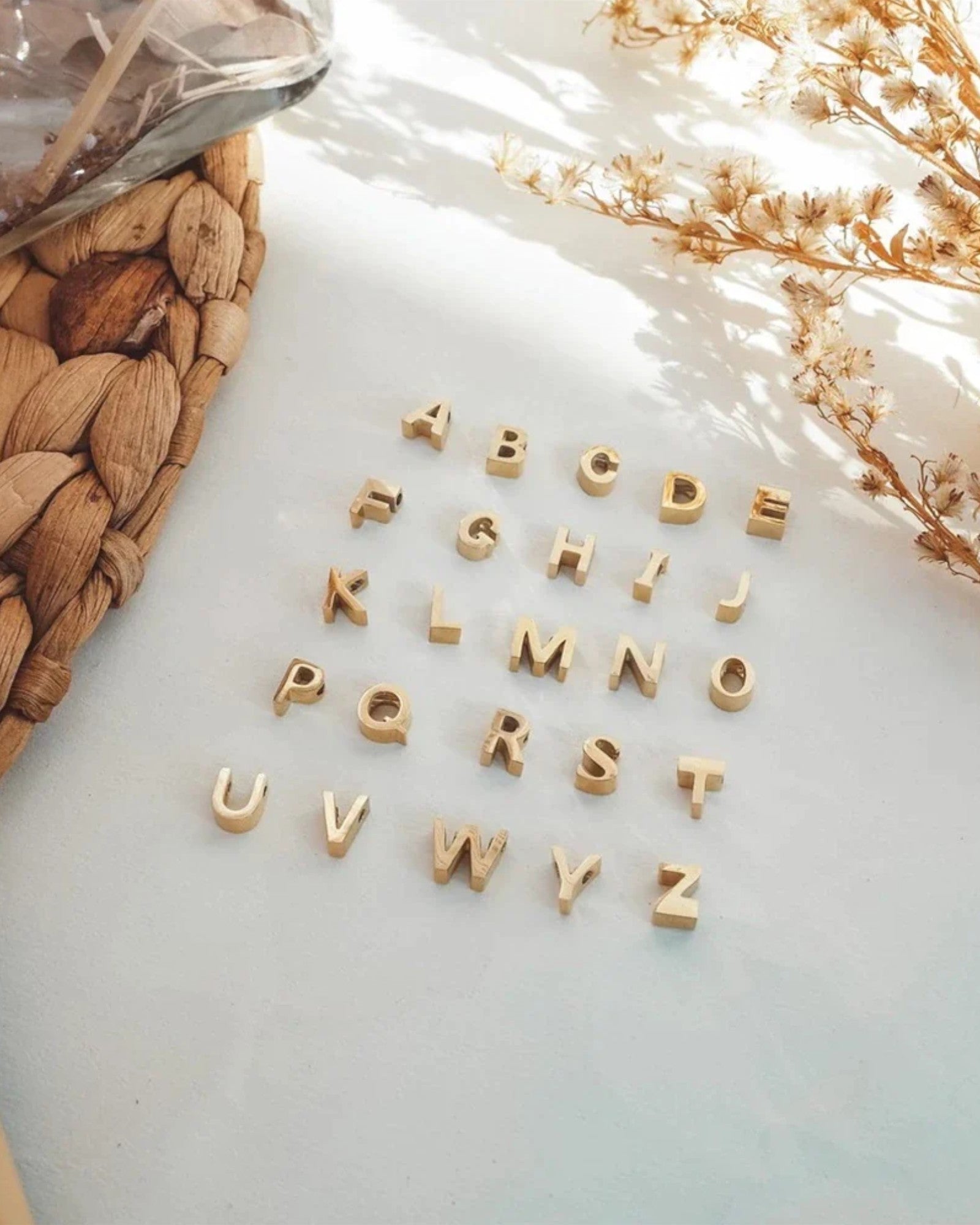 Vaia Heart Initial Necklace