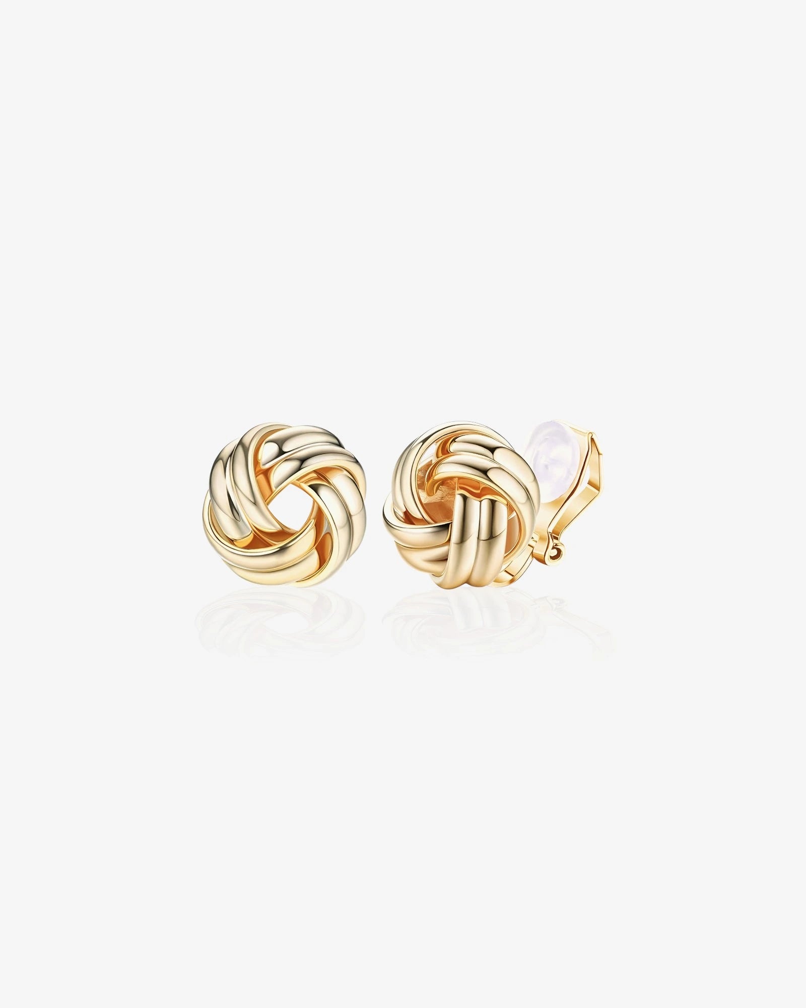 Knot Clip-on Studs